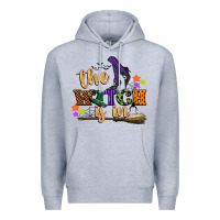 Heather Grey the witch is in Premium Hoodie - CowGirlArtShop