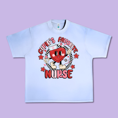 Cupids Favorite Nurse Urban Heavy Tee Designed By Maliassmallbusiness