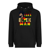 Black i am a black man Heavyweight Hoodie - CowGirlArtShop