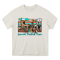 Cream lpn licensed practical nurse Heavy Core Tee - JahusDesignShop
