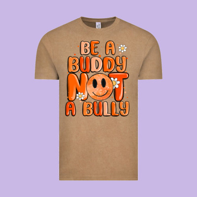 Be A Buddy Not A Bully Vintage Tee Designed By Maliassmallbusiness