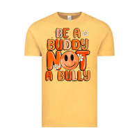 Vintage Mustard be a buddy not a bully Vintage Tee - MaliasSmallBusiness