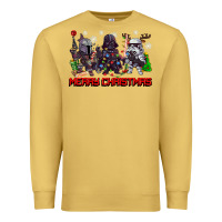 Antique Gold merry christmas gnomies Premium Sweatshirt - CowGirlArtShop