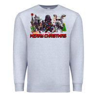 Heather Grey merry christmas gnomies Premium Sweatshirt - CowGirlArtShop