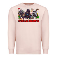 Pale Pink merry christmas gnomies Premium Sweatshirt - CowGirlArtShop