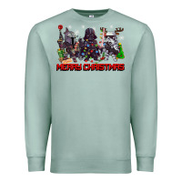 Seafoam merry christmas gnomies Premium Sweatshirt - CowGirlArtShop