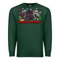 Sports Green merry christmas gnomies Premium Sweatshirt - CowGirlArtShop