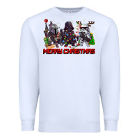White merry christmas gnomies Premium Sweatshirt - CowGirlArtShop