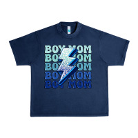 Navy boy mom Urban Heavy Tee - MaliasSmallBusiness