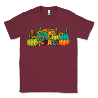 Burgundy hello fall Classic Tee - JahusDesignShop