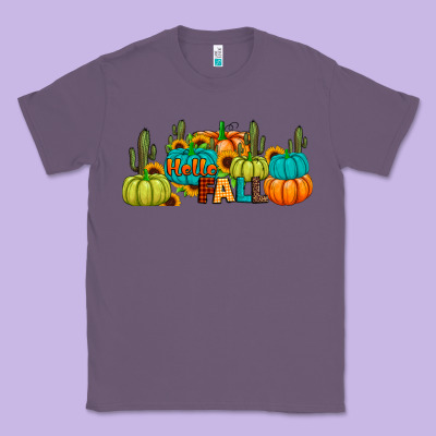 Hello Fall Classic Tee Designed By Jahusdesignshop
