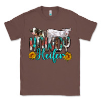 Chestnut western howdy heifer Classic Tee - NancyCooperArtShop