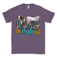 Lavender western howdy heifer Classic Tee - NancyCooperArtShop