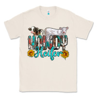 Natural western howdy heifer Classic Tee - NancyCooperArtShop