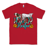 Red western howdy heifer Classic Tee - NancyCooperArtShop