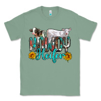 Sage western howdy heifer Classic Tee - NancyCooperArtShop