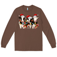 Chestnut christmas three cows Long Sleeve Tee - MaliasSmallBusiness