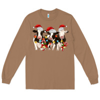 Toasted Coconut christmas three cows Long Sleeve Tee - MaliasSmallBusiness