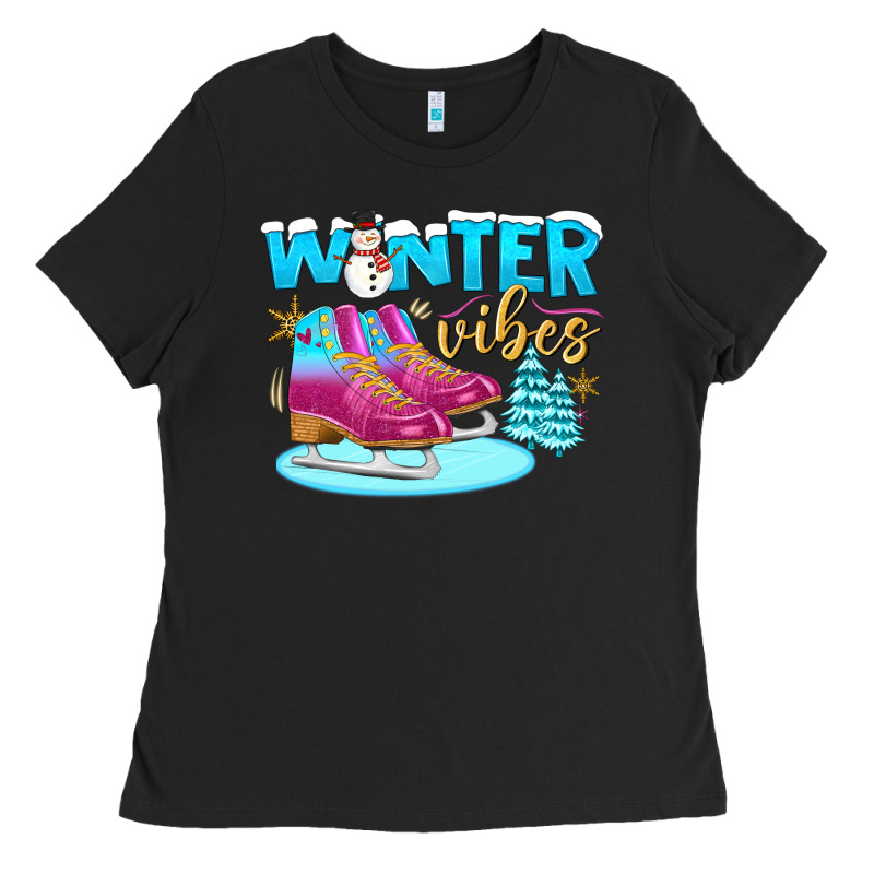 Winter Vibes Ladies Tee by BundleAndBundleShop | Teevron