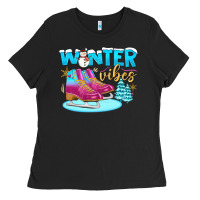 Black winter vibes Ladies Tee - BundleAndBundleShop