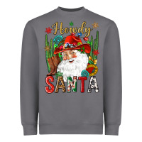 Storm Howdy Santa Heavyweight Sweatshirt - NancyCooperArtShop