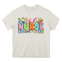 Cream easter nurse Heavy Core Tee - Artiststas