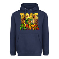 Navy dope black mama juneteenth Heavyweight Hoodie - CowGirlArtShop