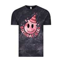 Cloud Black birthday girl Vintage Tee - MaliasSmallBusiness