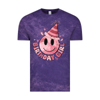 Cloud Purple birthday girl Vintage Tee - MaliasSmallBusiness