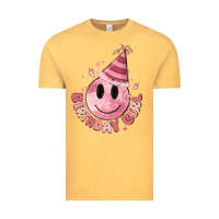 Vintage Mustard birthday girl Vintage Tee - MaliasSmallBusiness