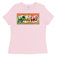 Bubblegum Pink ho ho ho Ladies Tee - BundleAndBundleShop