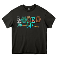 Asphalt rodeo life with gemstone Heavy Core Tee - AdoDesignShop