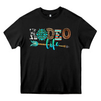 Black rodeo life with gemstone Heavy Core Tee - AdoDesignShop