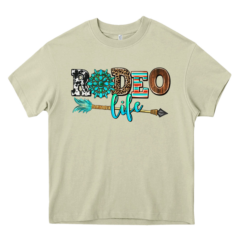 Rodeo Life With Gemstone Heavy Core Tee by AdoDesignShop | Teevron