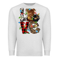 Oatmeal Heather love cow gnomies Premium Sweatshirt - CowGirlArtShop