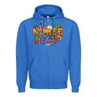 True Royal Nurse off duty Zipper Hoodie - NancyCooperArtShop