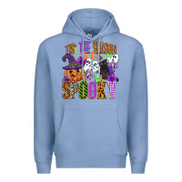 Colony Blue tis the season to be spooky Premium Hoodie - CowGirlArtShop