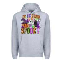 Heather Grey tis the season to be spooky Premium Hoodie - CowGirlArtShop