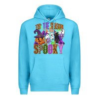 Ocean Blue tis the season to be spooky Premium Hoodie - CowGirlArtShop