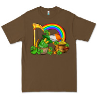 Cacao st patricks day  rainbow shamrocks Premium Tee - AdoDesignShop