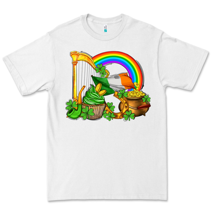 St Patricks Day  Rainbow Shamrocks Premium Tee by AdoDesignShop | Teevron