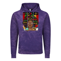 Cloud Purple black woman teacher Vintage Hoodie - MaliasSmallBusiness