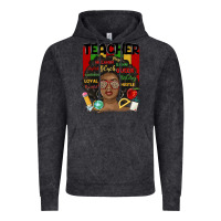 Vintage Black black woman teacher Vintage Hoodie - MaliasSmallBusiness