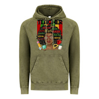 Vintage Olive black woman teacher Vintage Hoodie - MaliasSmallBusiness