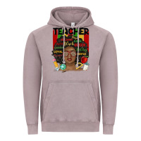 Vintage Zinc black woman teacher Vintage Hoodie - MaliasSmallBusiness