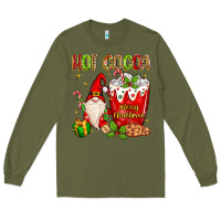 Christmas Gnome Hot Cocoa Long Sleeve Tee | Teevron