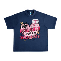 Navy my residents are my valentines Urban Heavy Tee - MaliasSmallBusiness