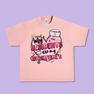My Residents Are My Valentines Urban Heavy Tee Designed By Maliassmallbusiness