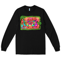 Black summer vibes watermelon Long Sleeve Tee - JahusDesignShop
