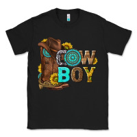Black western cowboy Classic Tee - NancyCooperArtShop